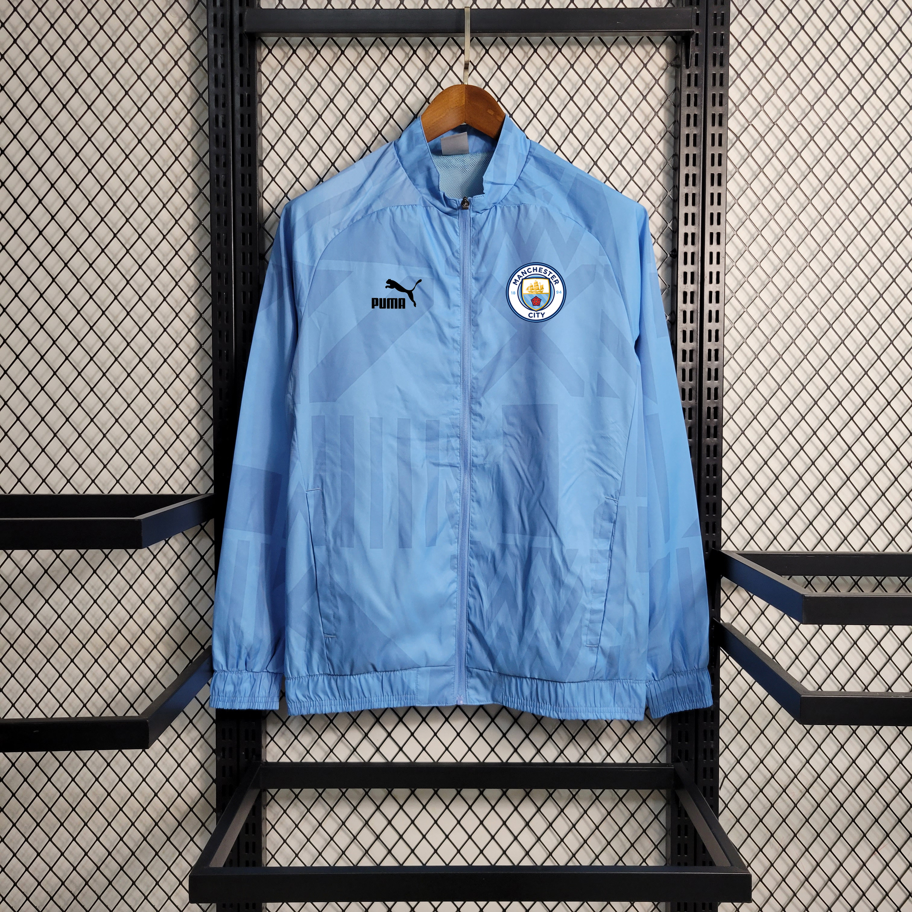 23-24 Manchester City Blue Windbreaker S-XXL